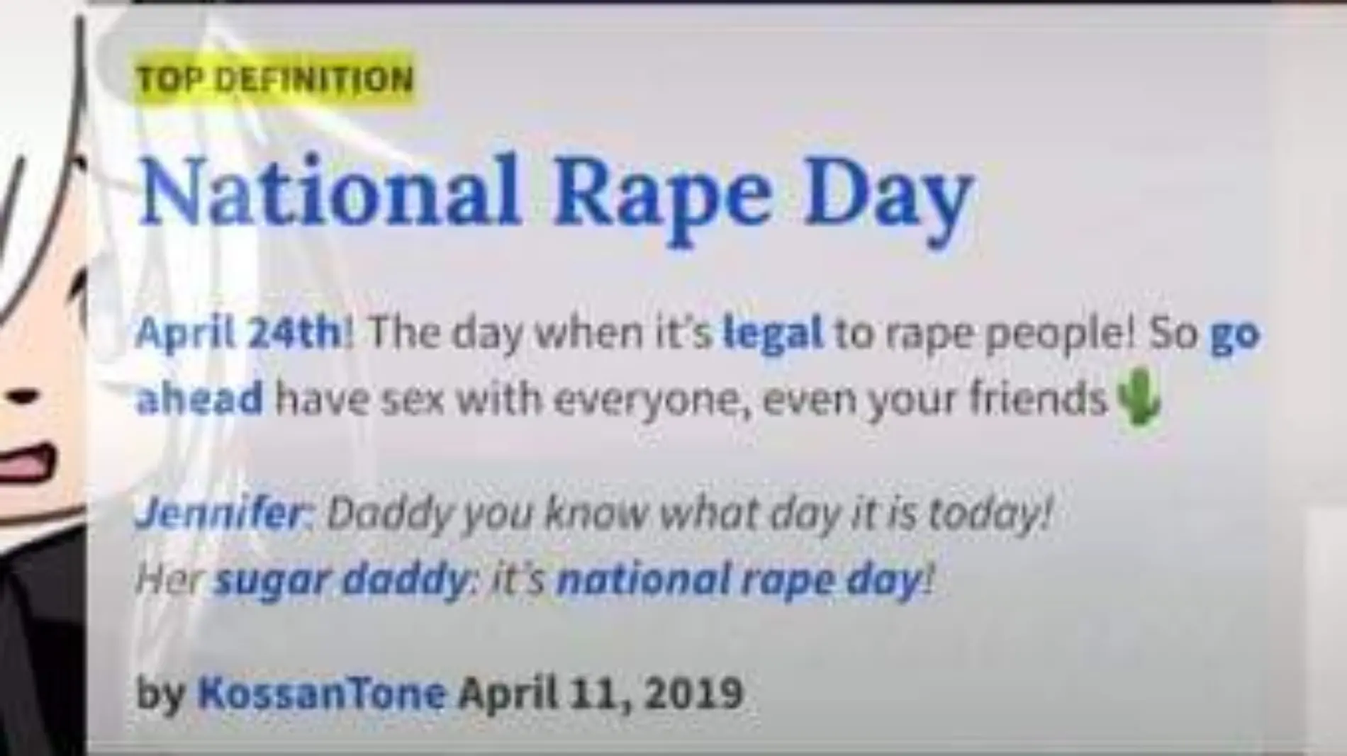 National Rape Day 